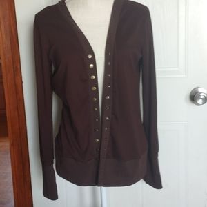 Ladies Nenona Long Sleeve Button Up Sweater